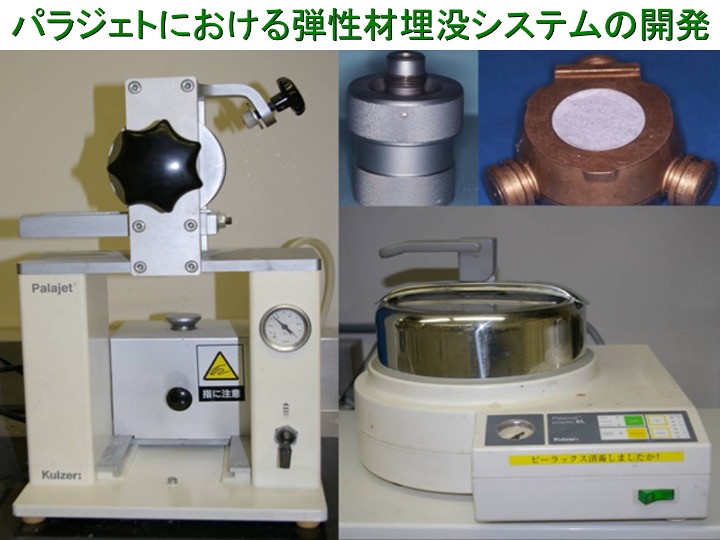 パラジェットにおける弾性材埋没システムの開発
